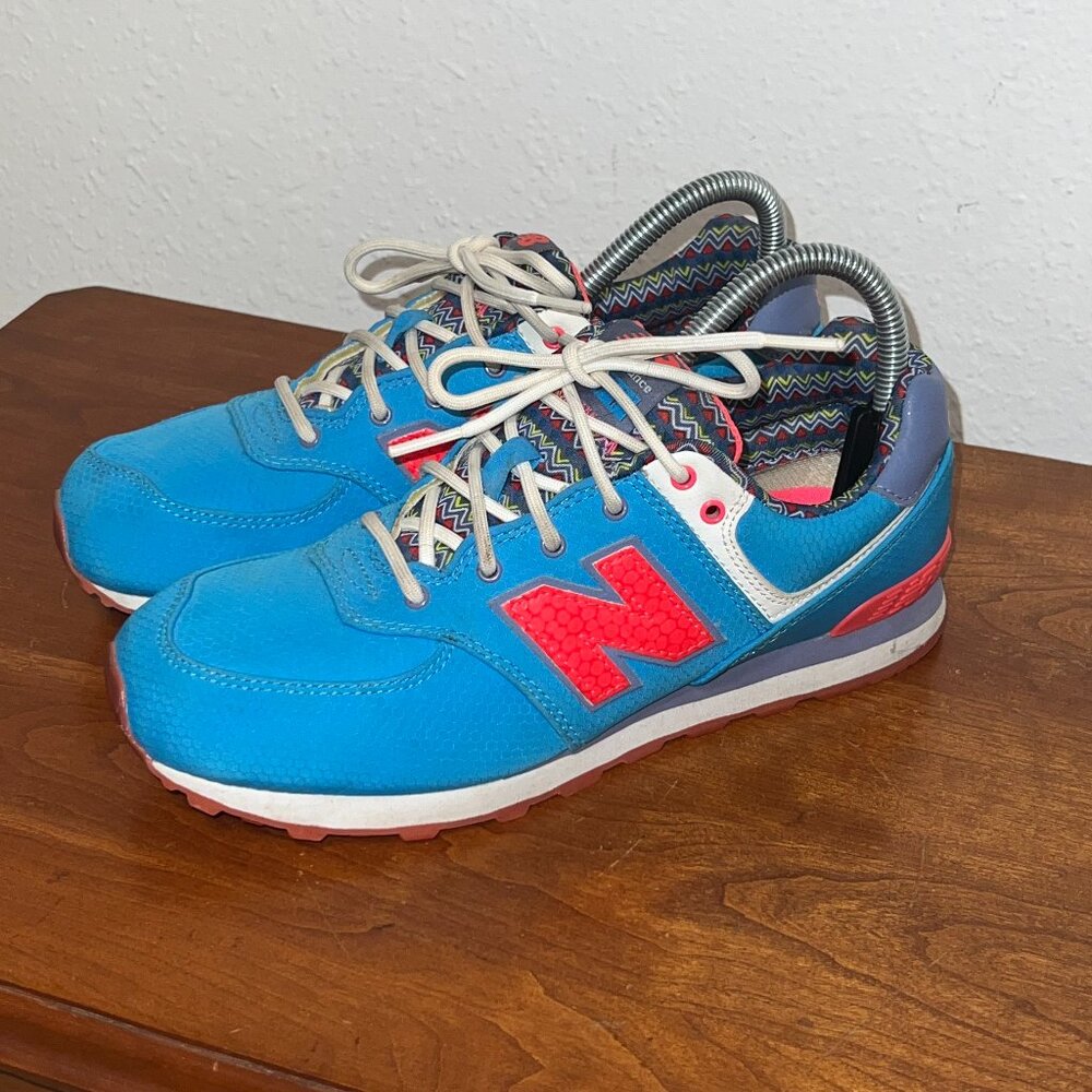 New Balance 574 Blue Athletic Shoes Men's size 6 Casual Sneakers KL574S5G